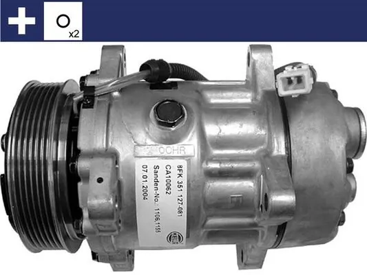 Compressor, air conditioning