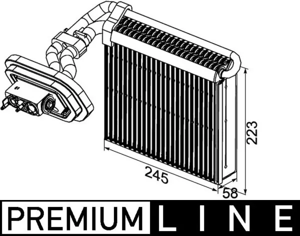 Evaporator, air conditioning
