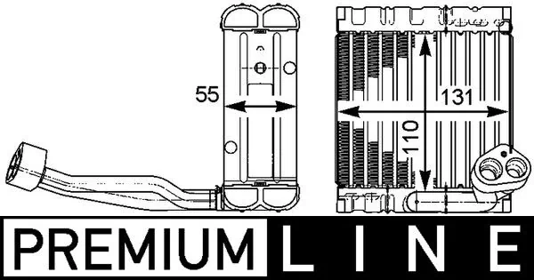 Evaporator, air conditioning