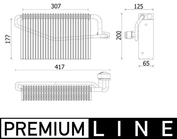 Evaporator, air conditioning