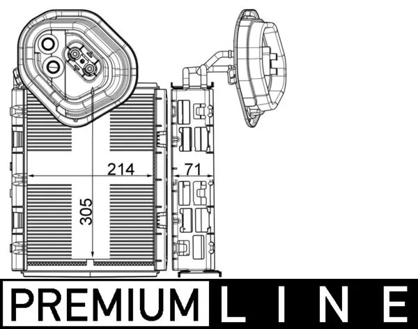 Evaporator, air conditioning