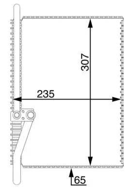 Evaporator, air conditioning