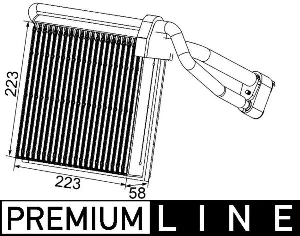 Evaporator, air conditioning