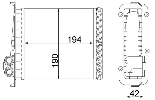 Heat Exchanger, interior heating
