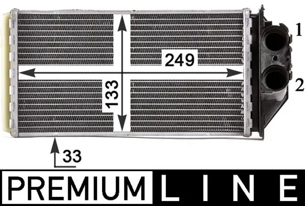 Heat Exchanger, interior heating