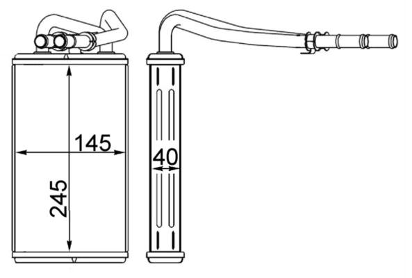 Heat Exchanger, interior heating