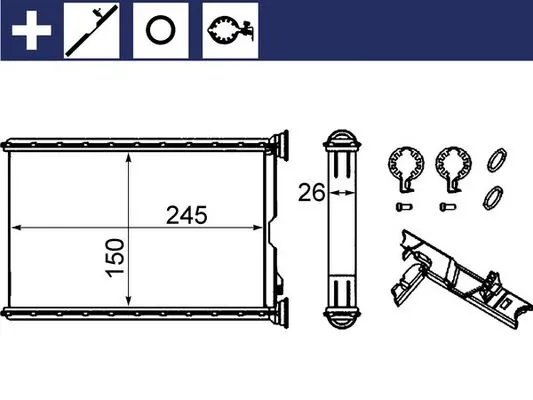 Heat Exchanger, interior heating