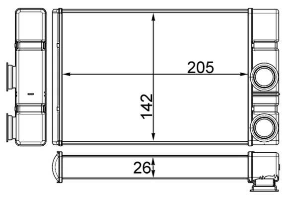 Heat Exchanger, interior heating