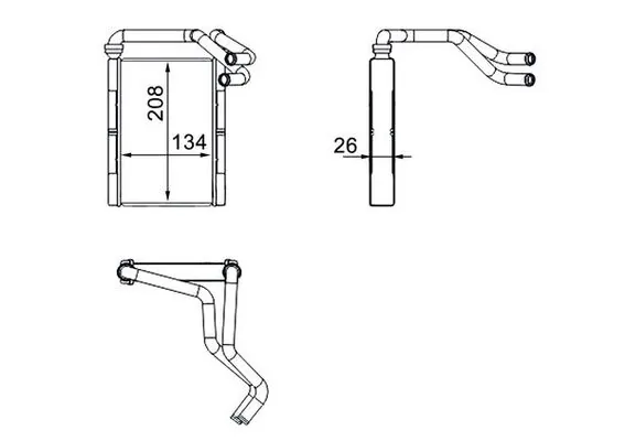 Heat Exchanger, interior heating