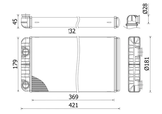 Heat Exchanger, interior heating