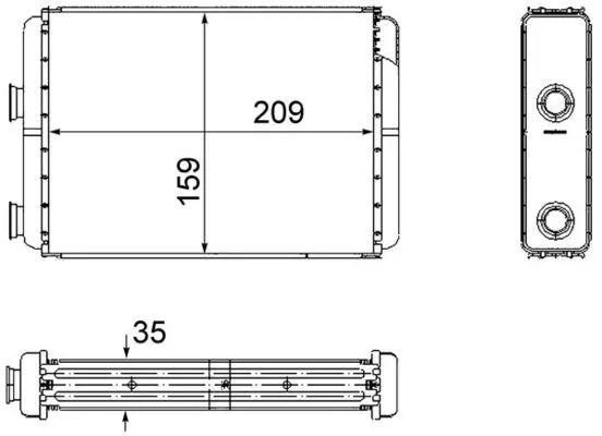 Heat Exchanger, interior heating