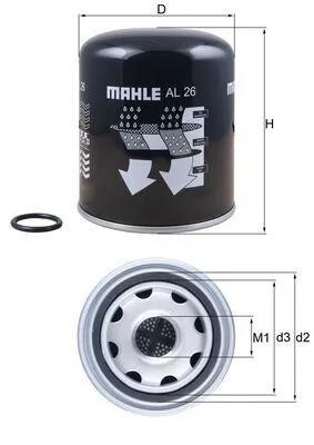 Air Dryer Cartridge, compressed-air system
