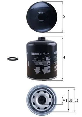 Air Dryer Cartridge, compressed-air system