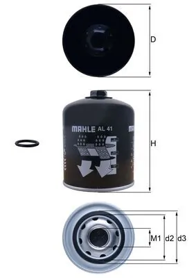 Air Dryer Cartridge, compressed-air system