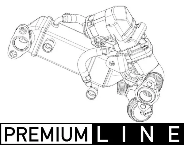 Cooler, exhaust gas recirculation