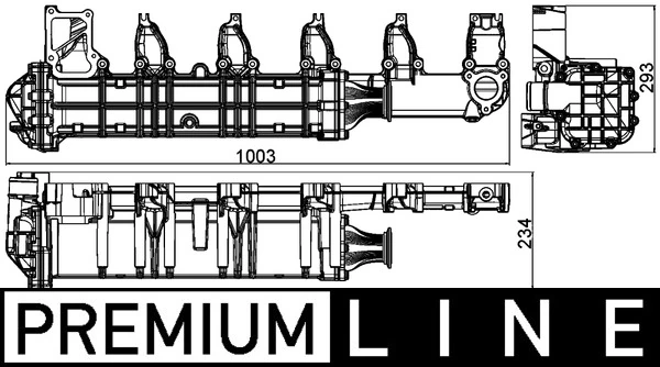 Cooler, exhaust gas recirculation