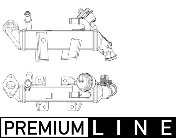 Cooler, exhaust gas recirculation