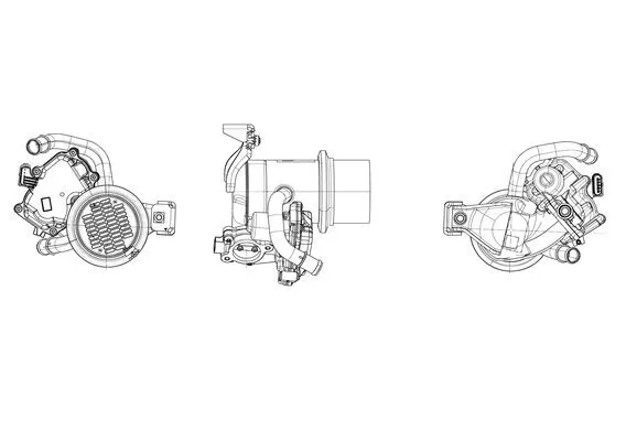 Cooler, exhaust gas recirculation
