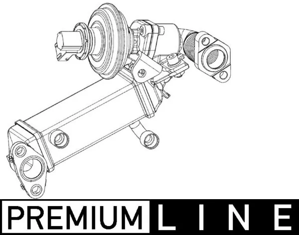 Cooler, exhaust gas recirculation