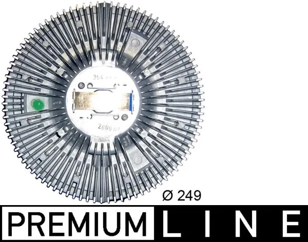 Clutch, radiator fan