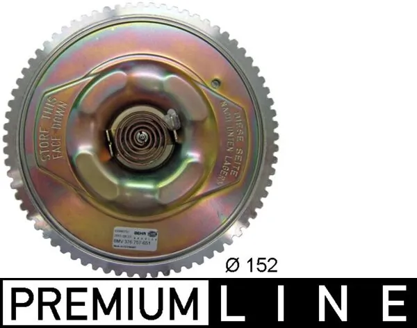 Clutch, radiator fan