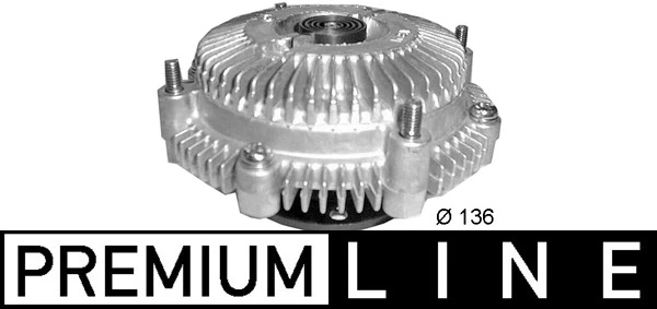 Clutch, radiator fan