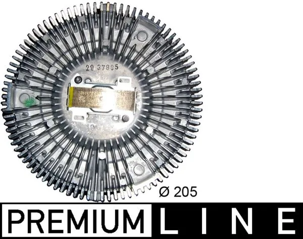Clutch, radiator fan