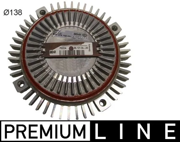 Clutch, radiator fan