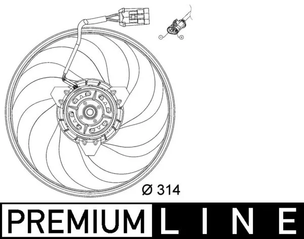Fan, engine cooling