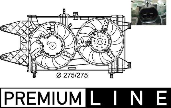Fan, engine cooling