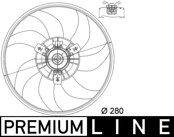 Fan, engine cooling