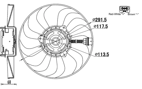 Fan, engine cooling