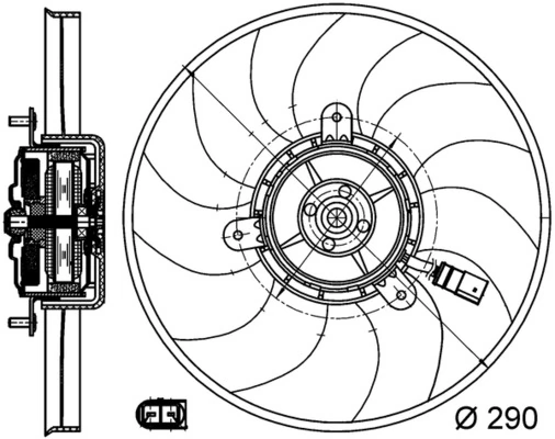 Fan, engine cooling