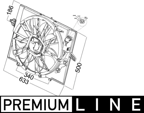 Fan, engine cooling