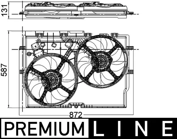 Fan, engine cooling