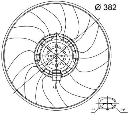 Fan, engine cooling