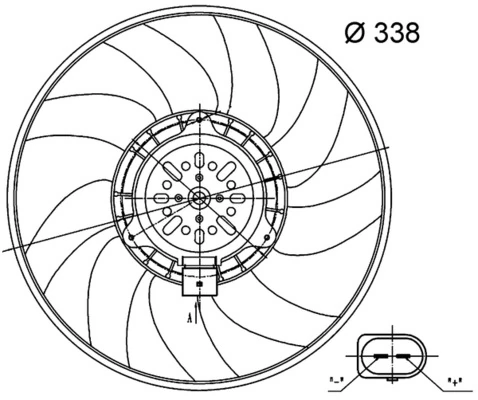 Fan, engine cooling
