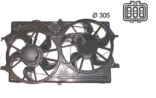 Fan, engine cooling
