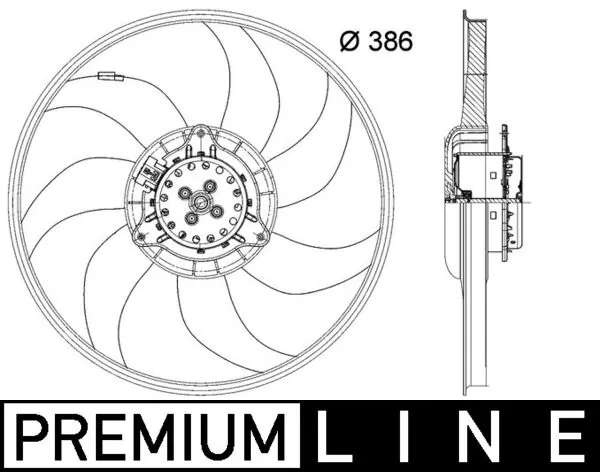 Fan, engine cooling