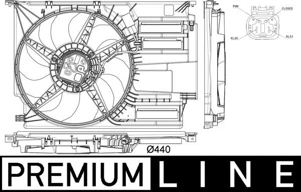 Fan, engine cooling