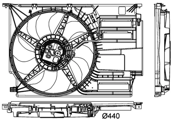 Fan, engine cooling