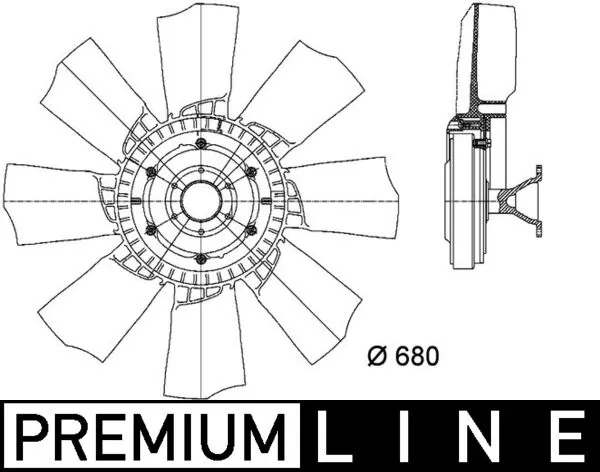Fan, engine cooling