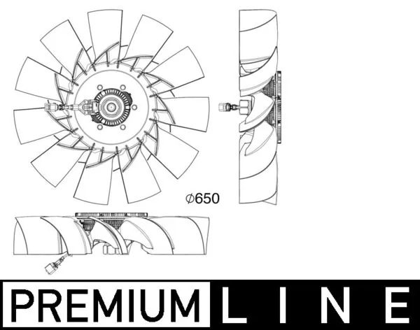 Fan, engine cooling