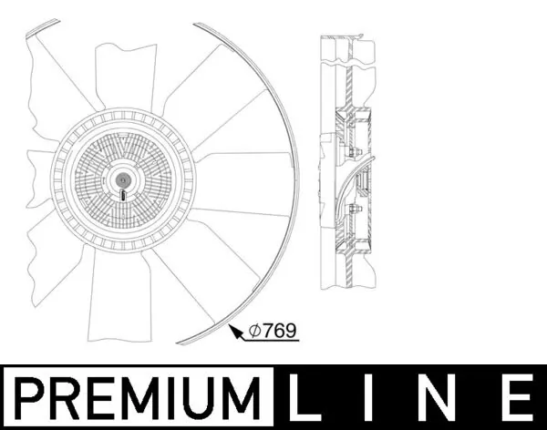 Fan, engine cooling