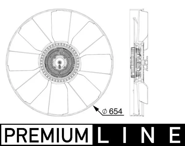 Fan, engine cooling