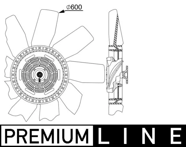 Fan, engine cooling