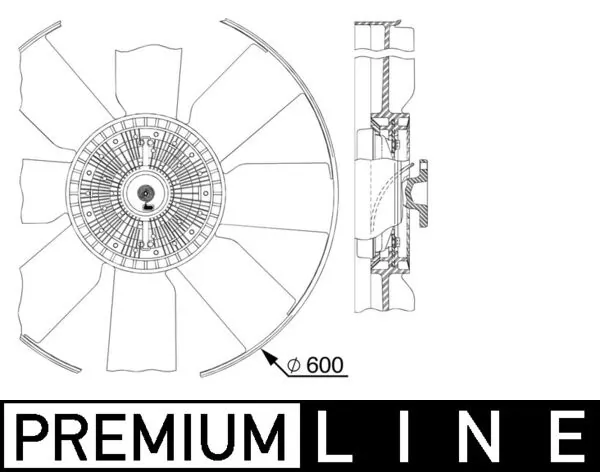 Fan, engine cooling