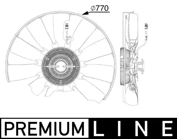 Fan, engine cooling