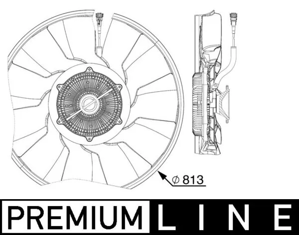 Fan, engine cooling