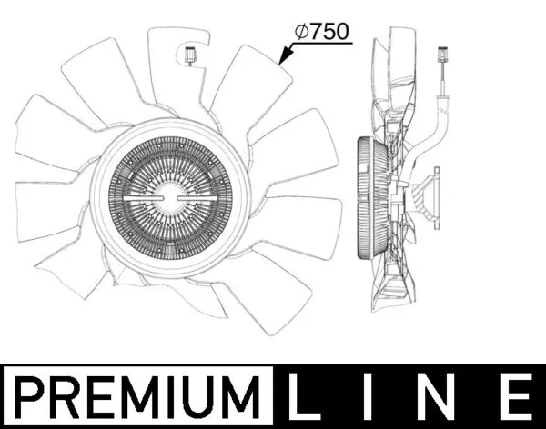 Fan, engine cooling